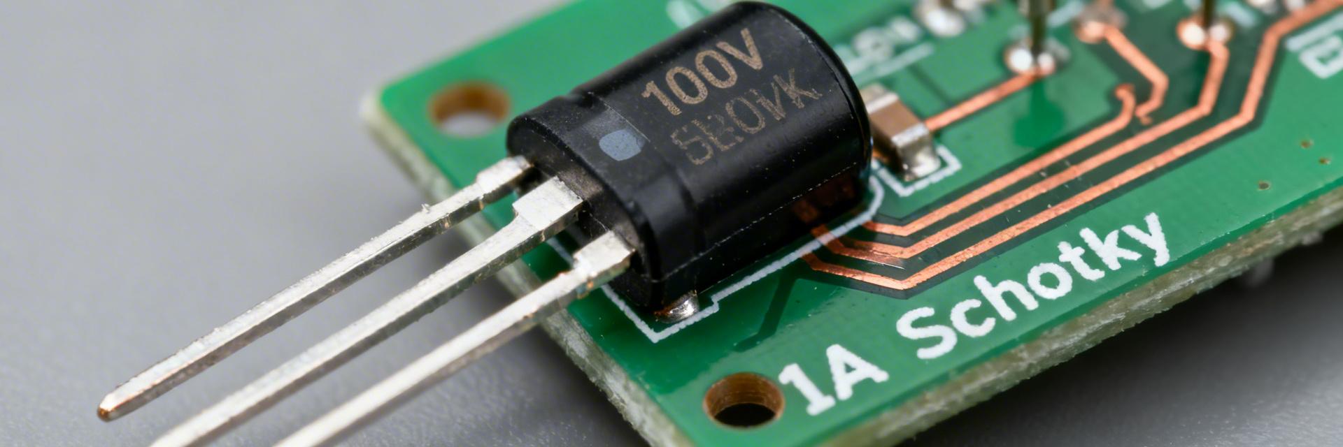 Schottky diode datasheet: 100V 1A specs & insights